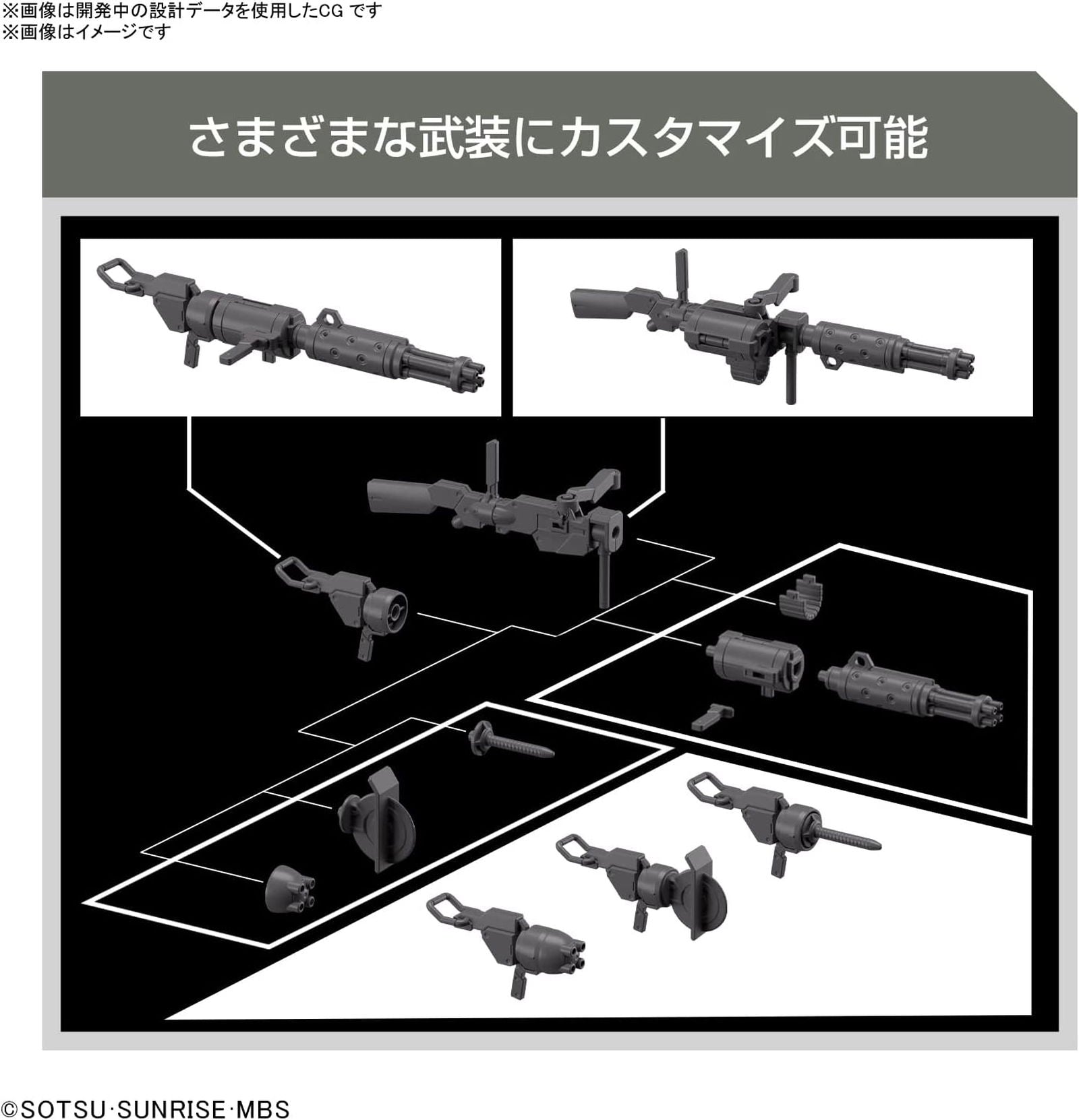 Bandai HG Mobile Suit Gundam, Mercury Witch Demi Trainer Expansion Par - BanzaiHobby