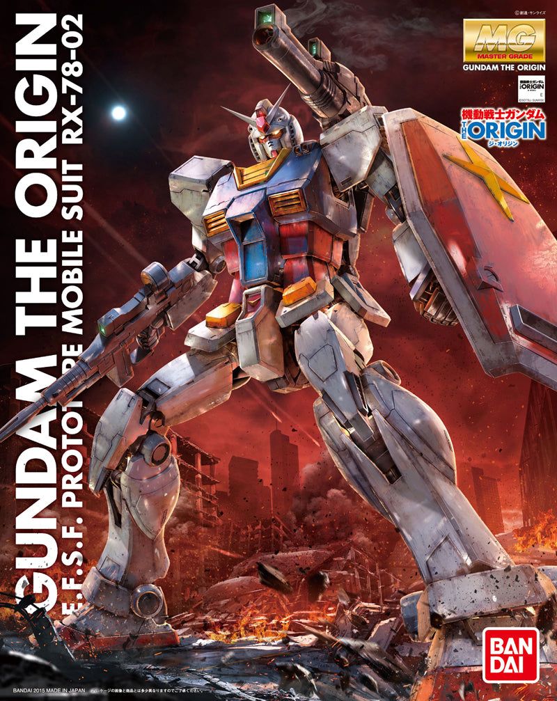 Bandai MG Gundam The Origin RX-78 - BanzaiHobby
