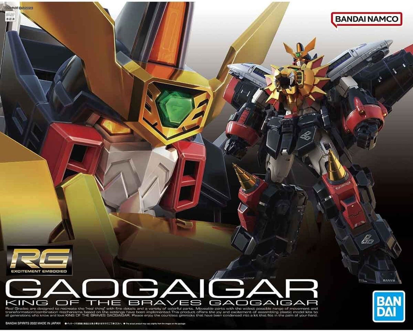 Bandai RG King of Braves GaoGaiGar - BanzaiHobby