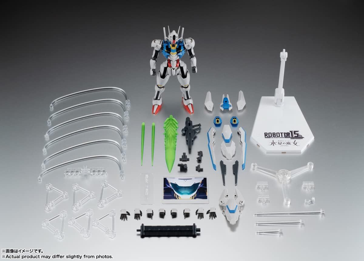 Bandai Robot Tamashii <SIDE MS> Mobile Suit Gundam: The Witch from Mercury XVX-016 Gundam Aerial Ver. A.N.I.M.E. - BanzaiHobby