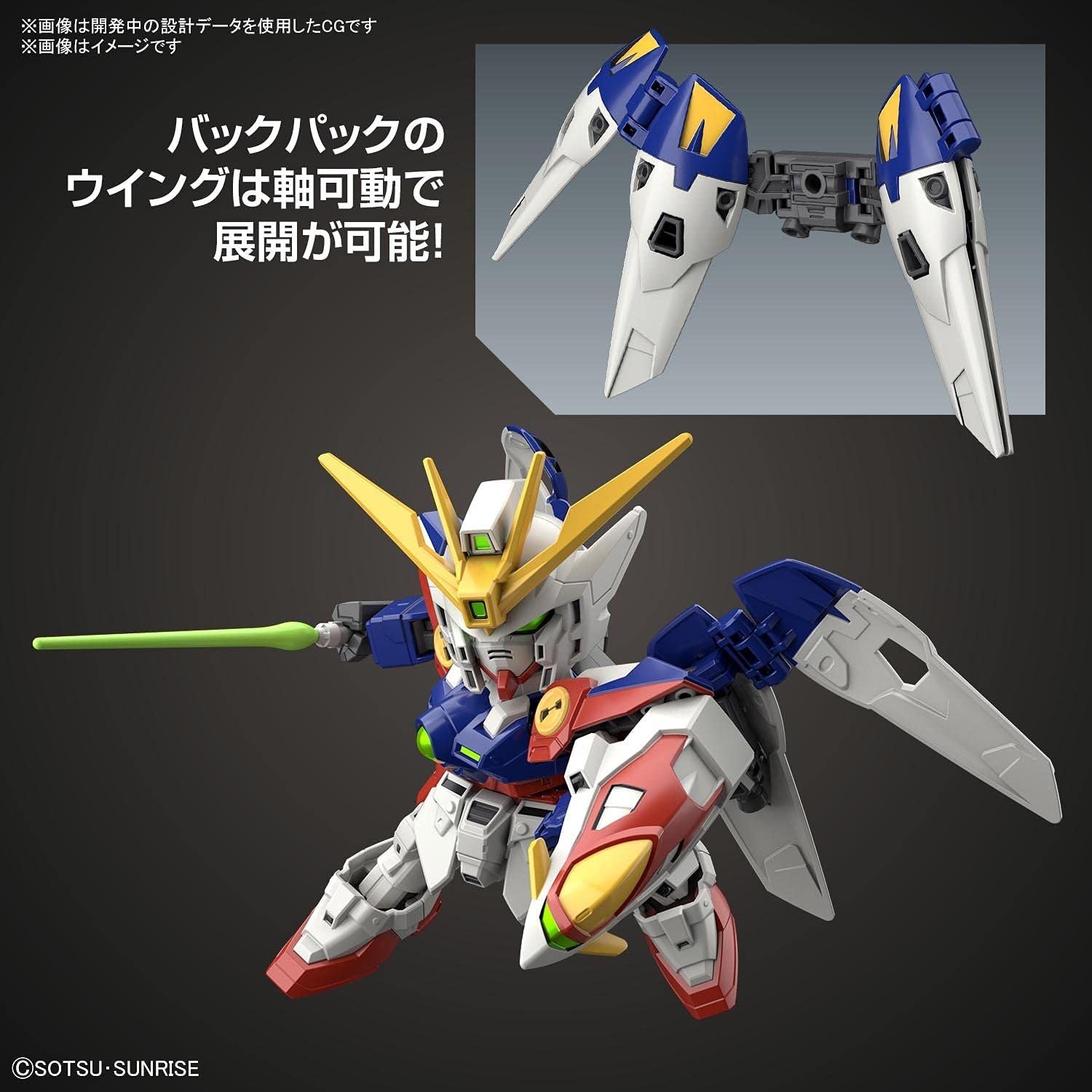 Bandai SD Gundam EX018 Standard Wing Gundam Zero (SD) - BanzaiHobby