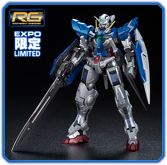 Bandai SOLD OUT *EXPO LIMITED* RG GN-001 GUNDAM EXIA Extra Finish Ver - BanzaiHobby