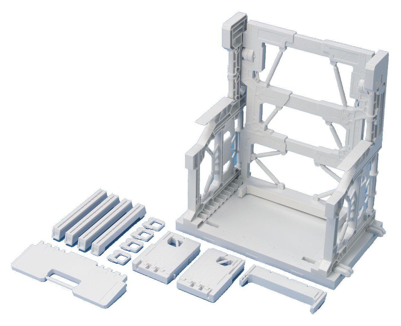 Bandai System Base 001 (White) - BanzaiHobby