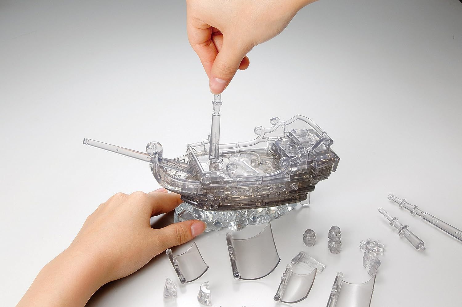 Beverly 50141 Crystal Puzzle Black Pirate Ship - BanzaiHobby