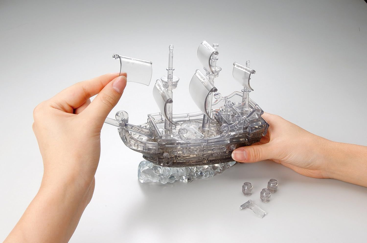 Beverly 50141 Crystal Puzzle Black Pirate Ship - BanzaiHobby