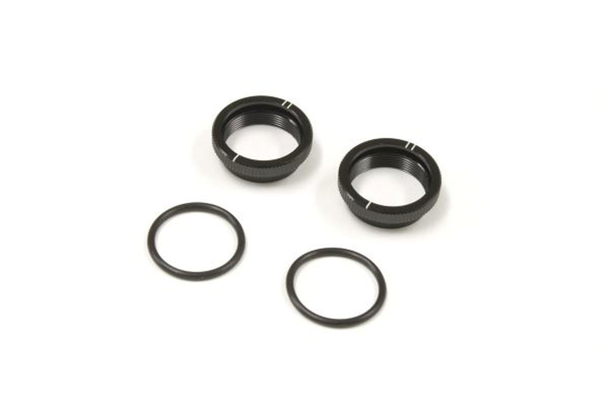 Kyosho IF470-03BKB Shock Adjust Dial (For Big Shock/2pcs/Bl - BanzaiHobby