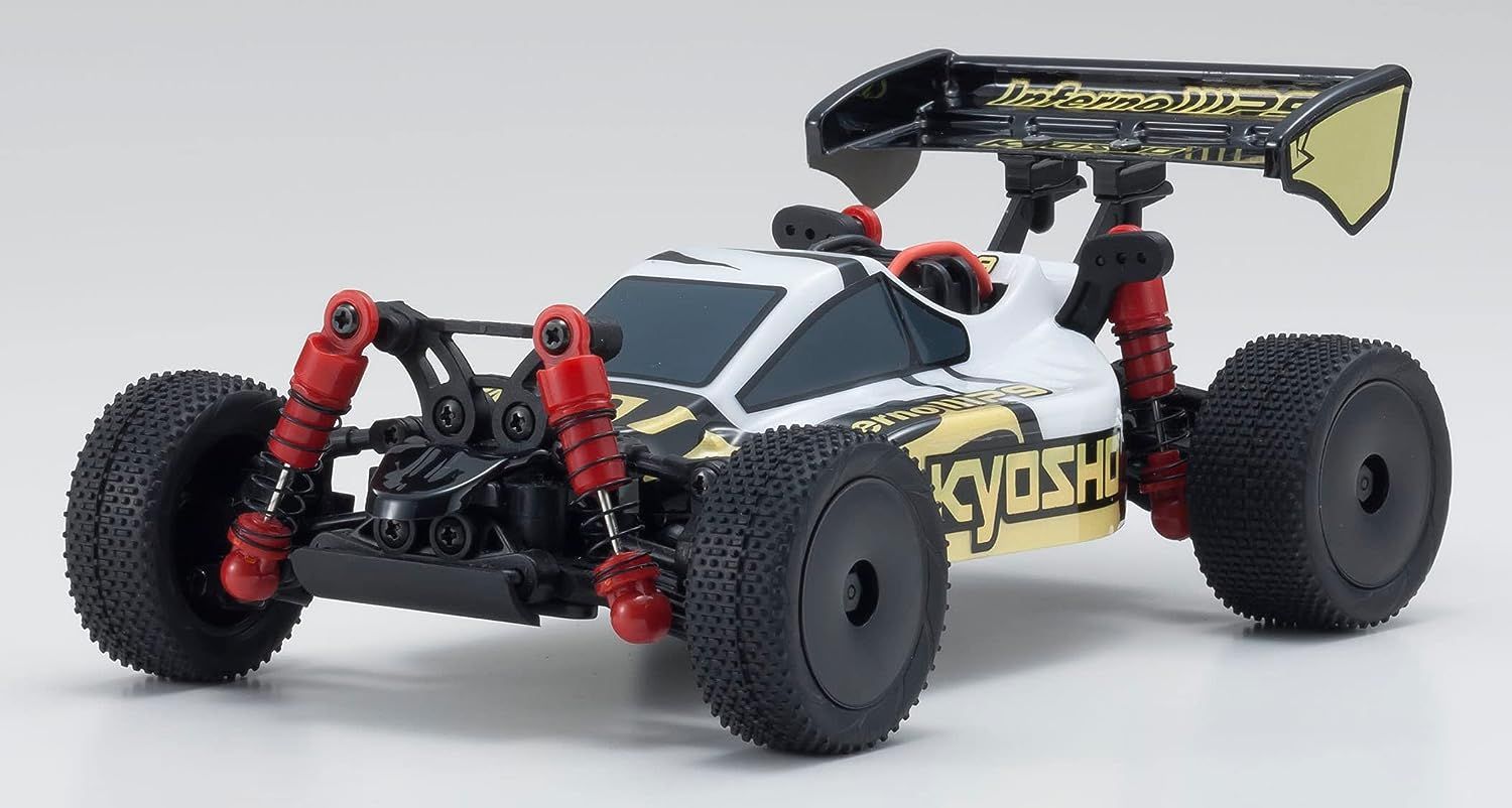 Kyosho 32093WBK MB-010 r/s Inferno MP9 TKI3 White/Black - BanzaiHobby