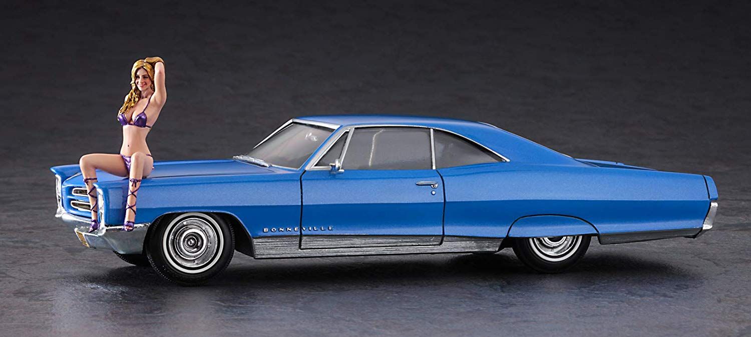 Hasegawa 1966 American Coupe TypeP w/Blond Girls Figure - BanzaiHobby