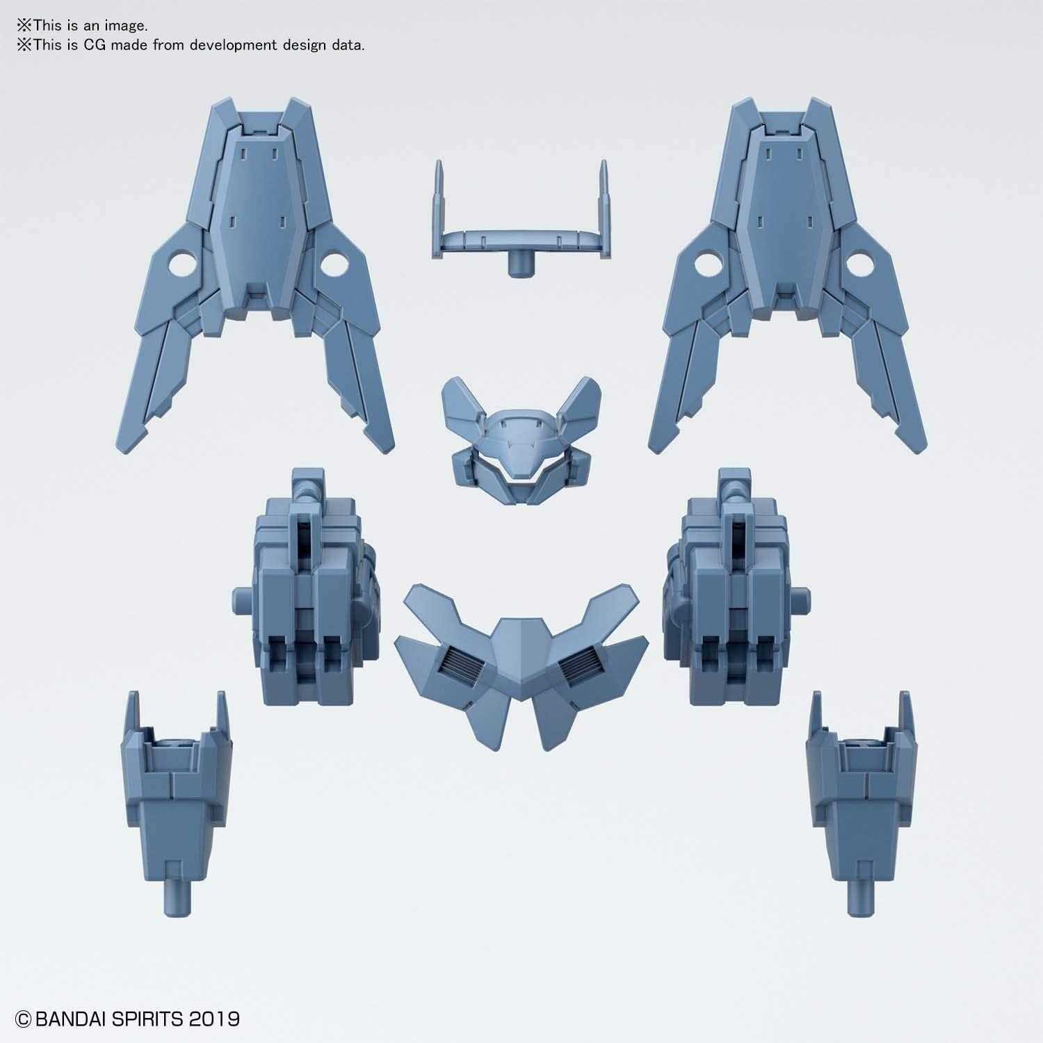 Bandai 30MM Optional Armor for Commander [Cielnova/Blue - BanzaiHobby