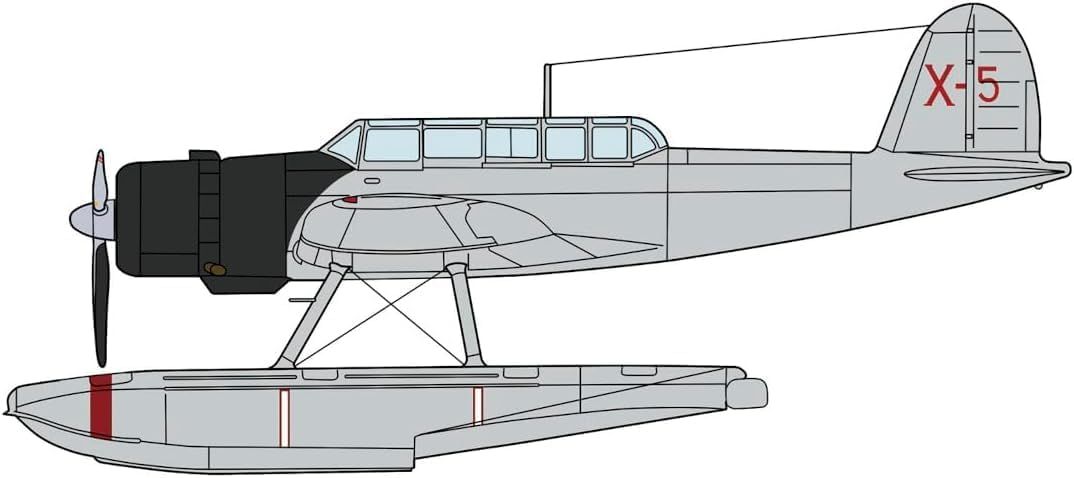 Hasegawa 02455 1/72 Japanese Navy Aichi E13A1 Zero Type Seaplane 11 Type Kimikawa Maru Mounted Machine w/Catapult - BanzaiHobby