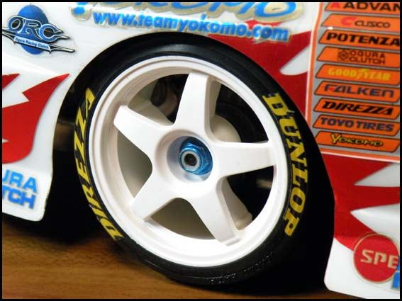 Chevron Models STS020 Drift Tire Logo Sticker Dunlop - BanzaiHobby