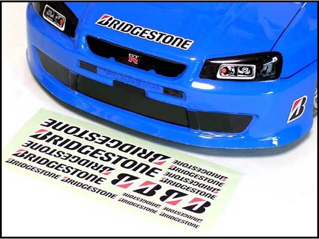 Chevron Models STS026 Bridgestone Body Sticker - BanzaiHobby