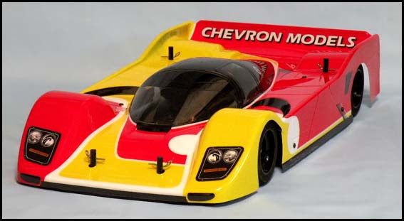 Chevron Models ZTC011R Dauer LMP Body - BanzaiHobby