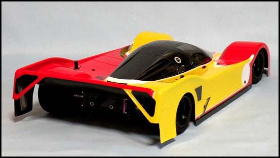 Chevron Models ZTC011R Dauer LMP Body - BanzaiHobby