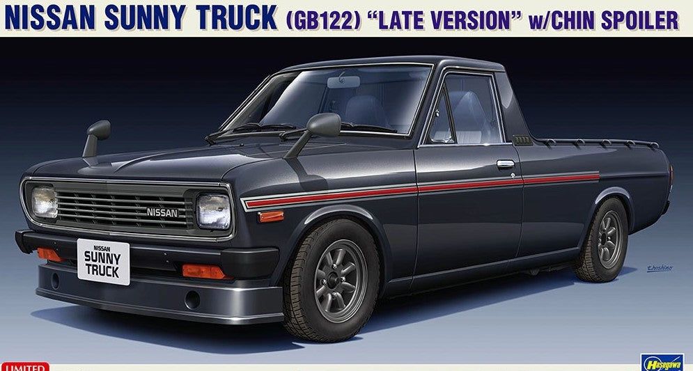 Hasegawa Nissan Sunny Truck (GB122) `Late Type` w/Chin Spoiler - BanzaiHobby