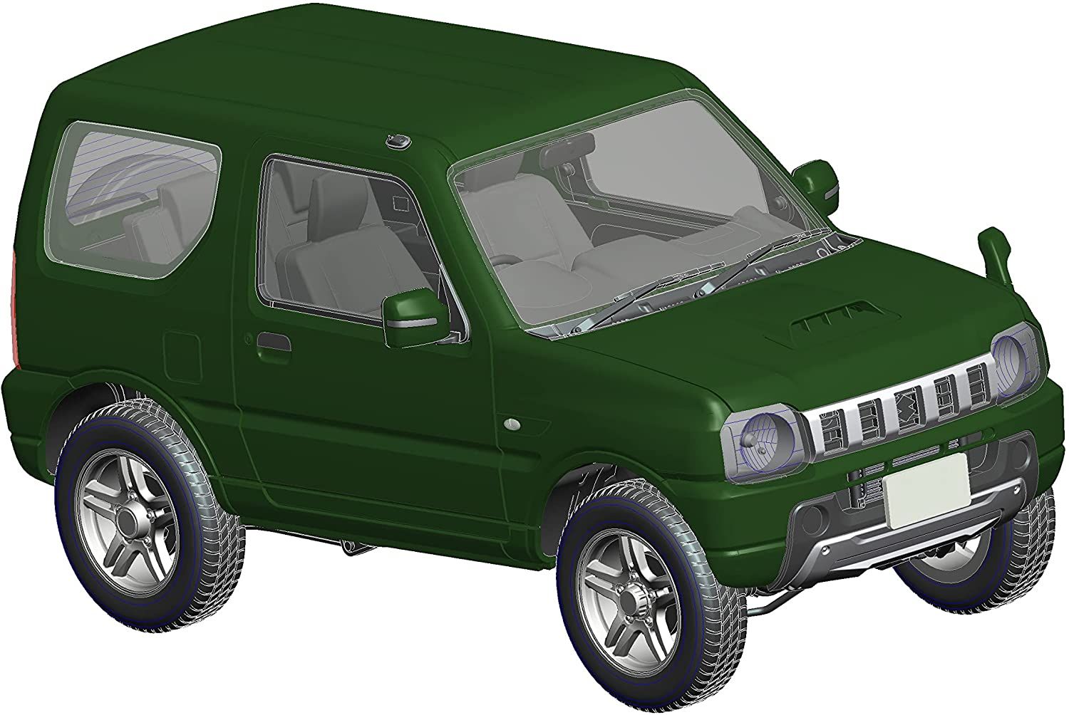 Fujimi Suzuki Jimny JB23 (Rand Venture/Cool Khaki Pearl Metallic) - BanzaiHobby