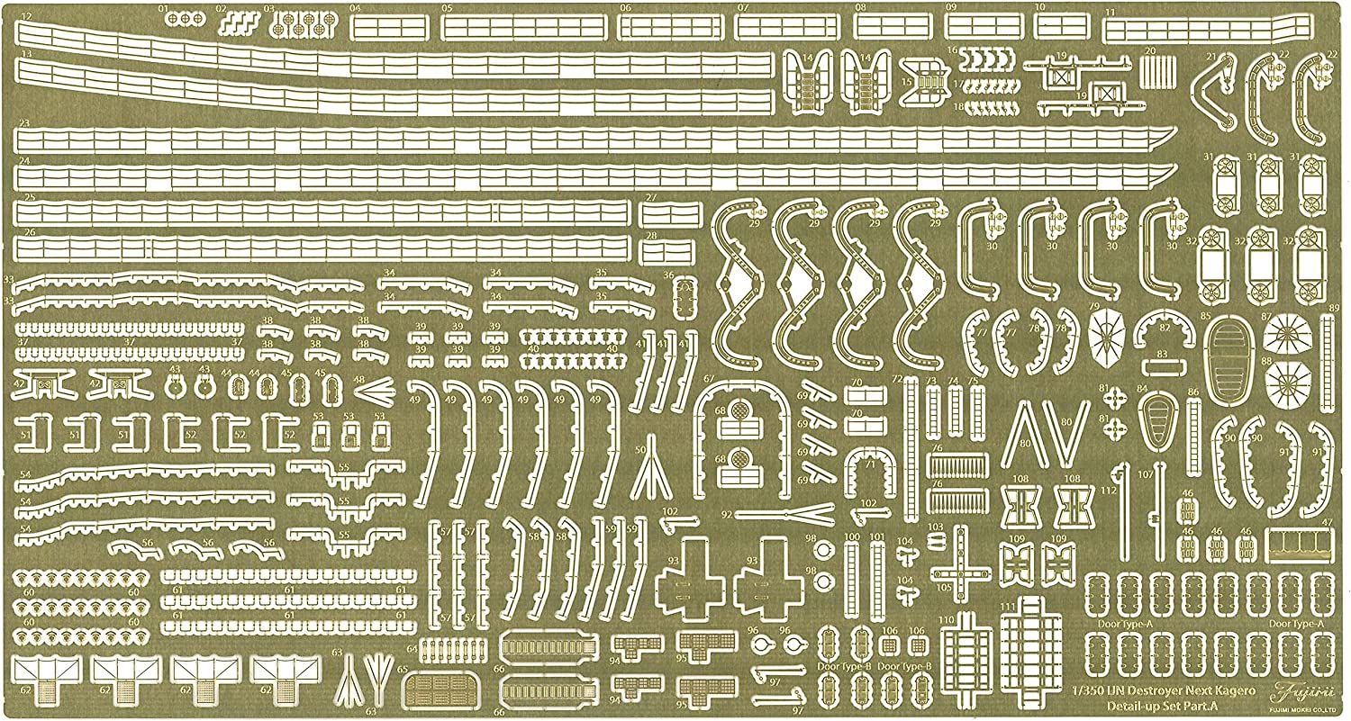 Fujimi IJN Kagero-Class Destroyer Kagero (w/Crew & Photo-Etched Parts) - BanzaiHobby