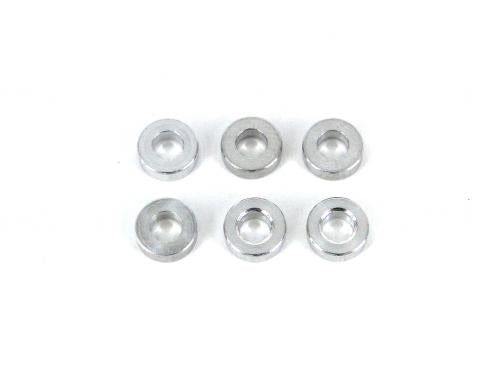 D-LIKE DL146 3 × 6 × 2mm Aluminum Washer 6pcs - BanzaiHobby