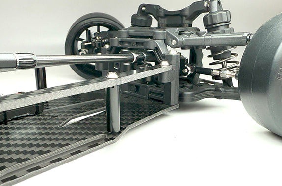 REVED D1-CG-SD2 RDX Carbon Side Deck (Hard Type, 2.5mm Thick, 2 Pieces) - BanzaiHobby