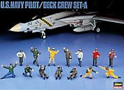 Hasegawa U.S. NAVY PILOT/DECK CREW SET A - BanzaiHobby