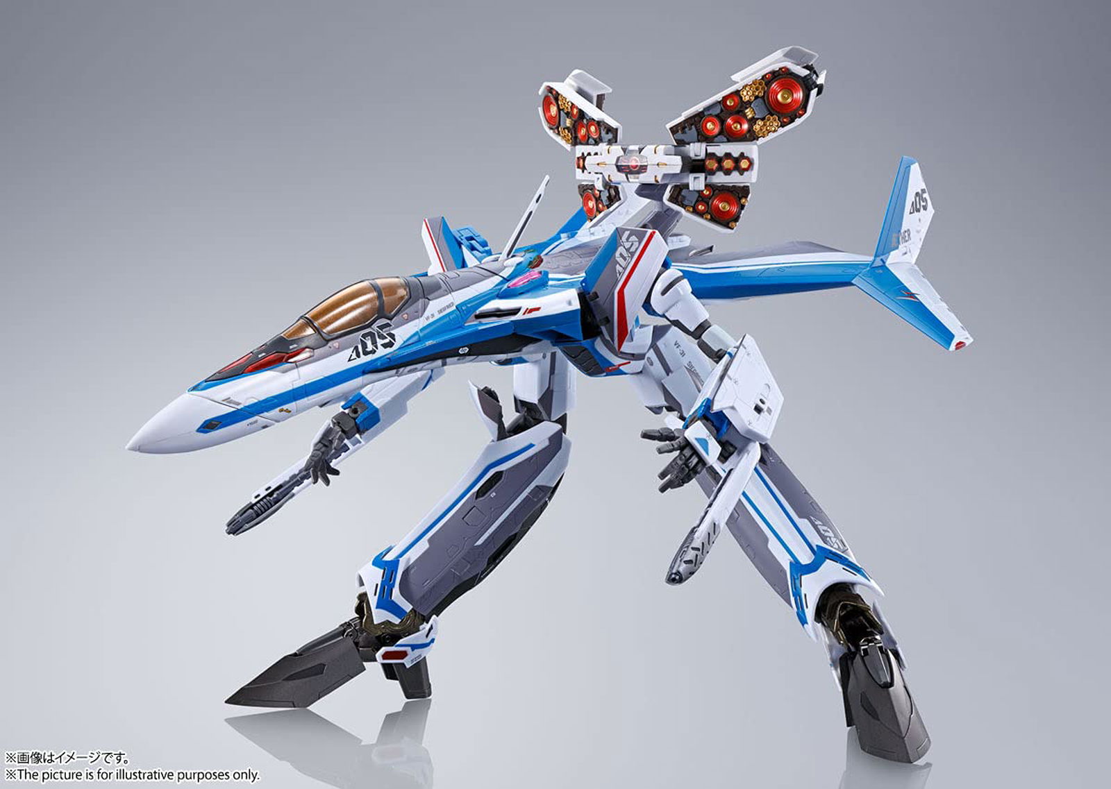 DX超合金 劇場版マクロスΔ 絶対LIVE!!!!!! 劇場版VF-31Jジークフリード（ハヤテ・インメルマン機）【フォールドプロジェクションユニット装備】 約260mm ABS&ダイキャスト&PVC製 塗装済み可動フィギュア - BanzaiHobby