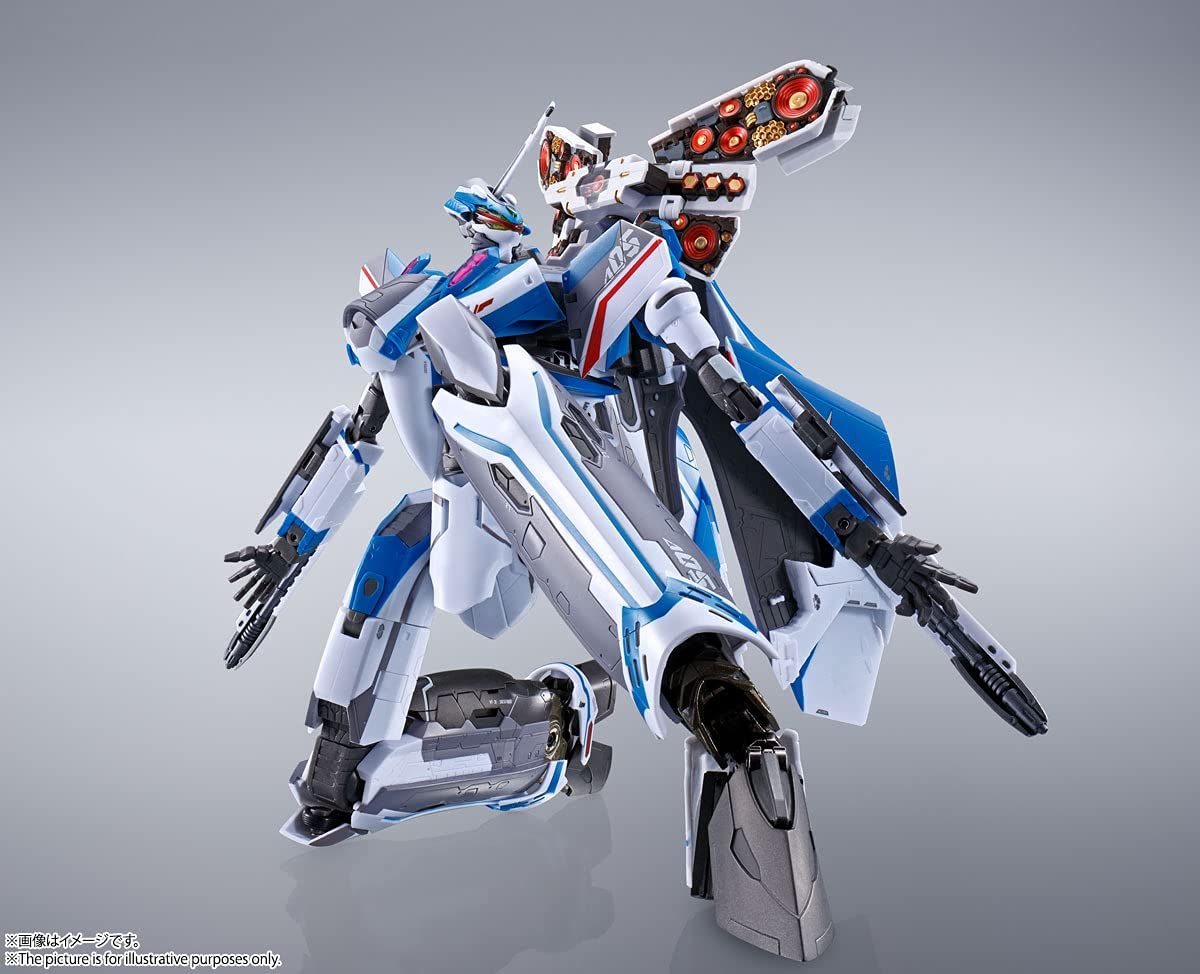 DX超合金 劇場版マクロスΔ 絶対LIVE!!!!!! 劇場版VF-31Jジークフリード（ハヤテ・インメルマン機）【フォールドプロジェクションユニット装備】 約260mm ABS&ダイキャスト&PVC製 塗装済み可動フィギュア - BanzaiHobby