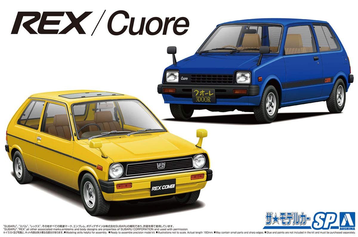 Aoshima Subaru KM1 Rex / Daihatsu L55S Cuore `81 - BanzaiHobby