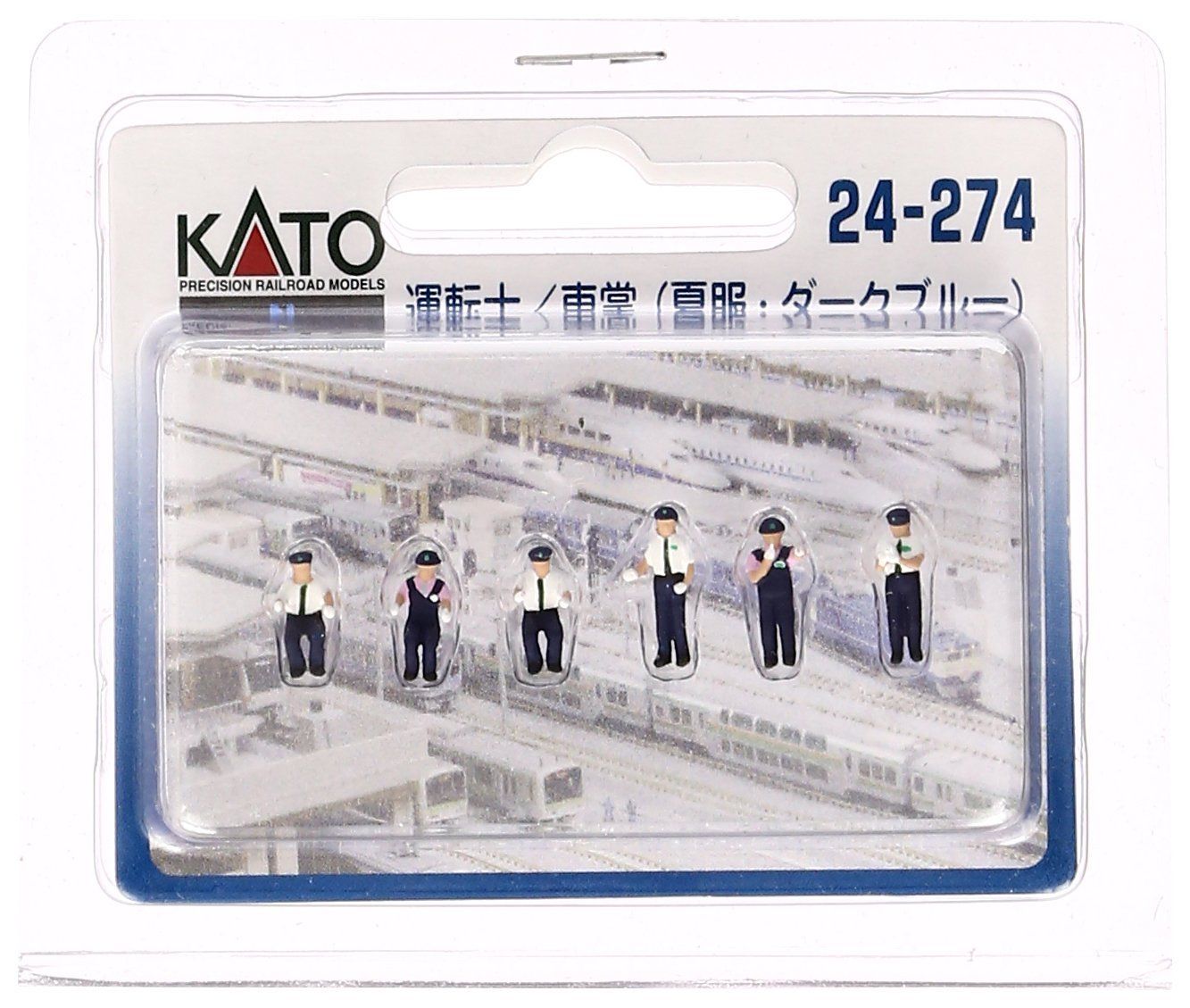 KATO 24-274 Motorman/Conductor Summer Clothes/Dark Blue - BanzaiHobby