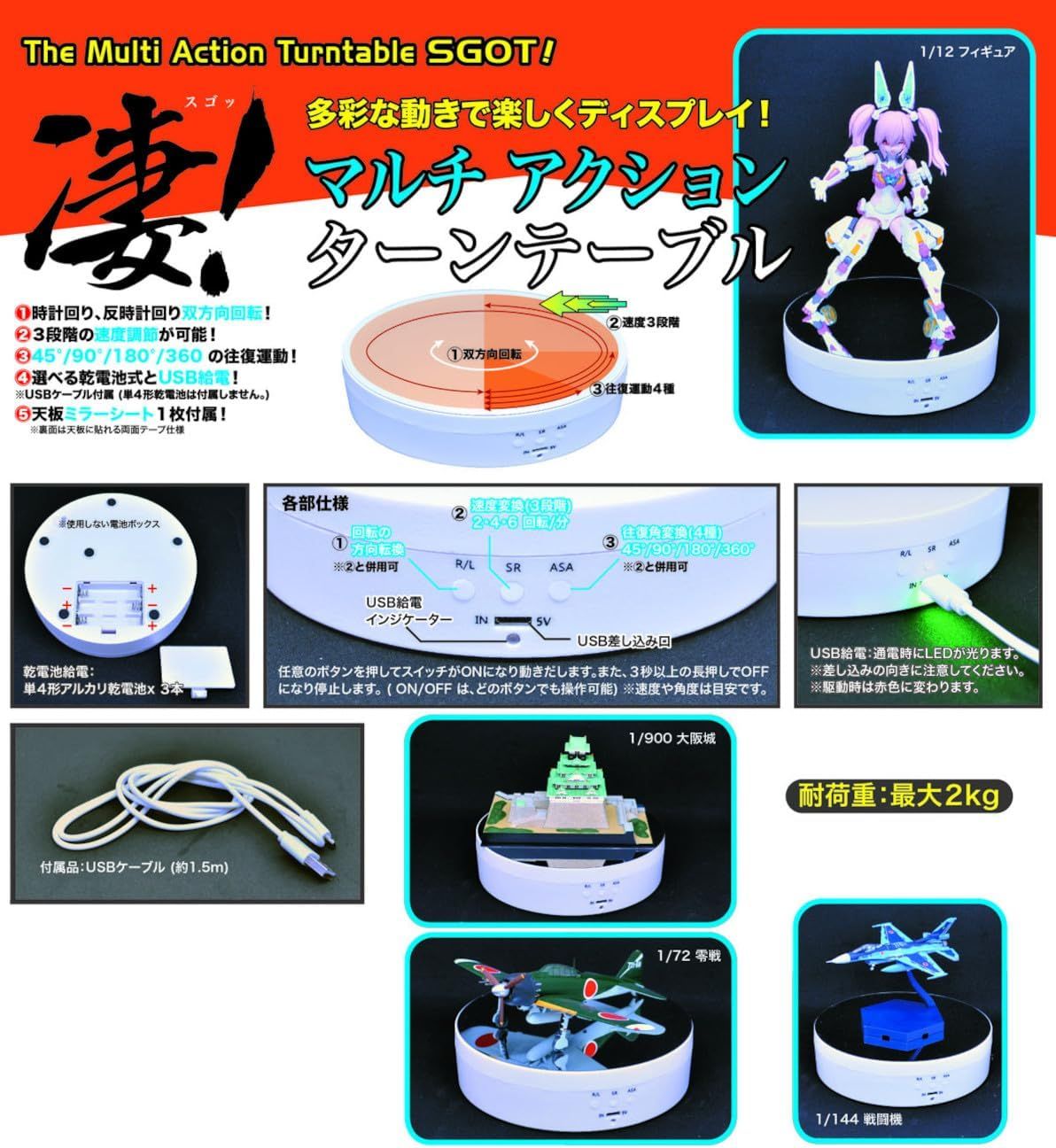 Doyusha Awesome! Multi-Action Turntable - BanzaiHobby