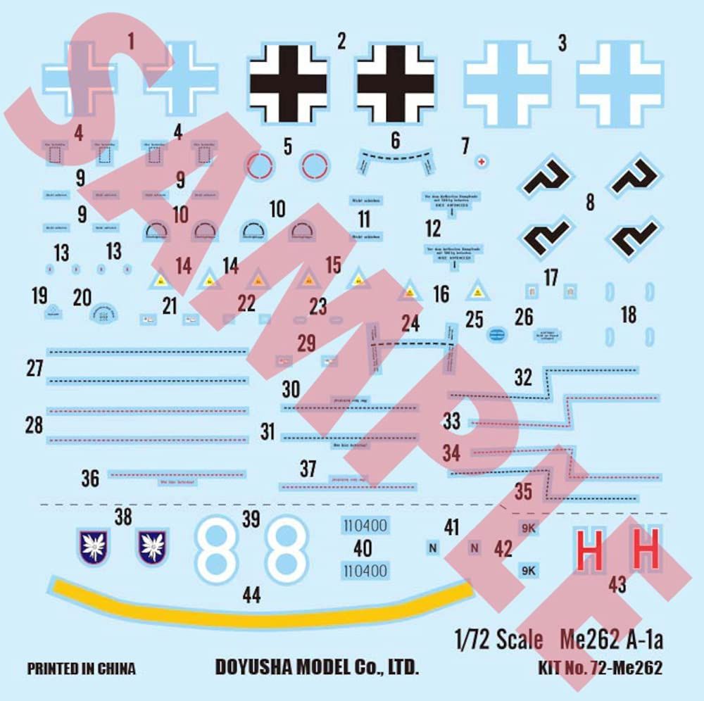 Doyusha Messerschmitt Me262A-1a - BanzaiHobby