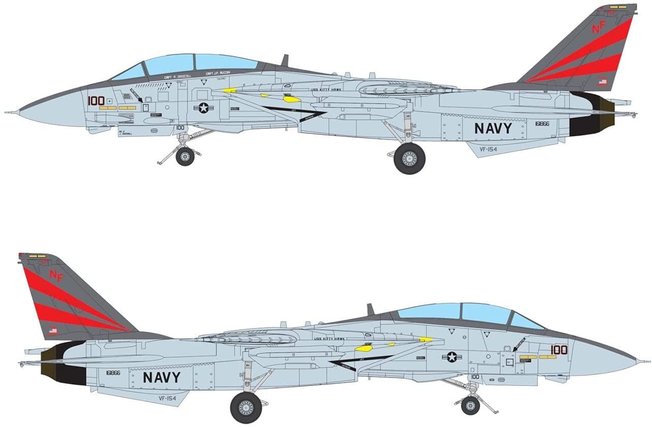 Banzai Hobby - Doyusha USN F-14A Tomcat `VF-154 Black Knights