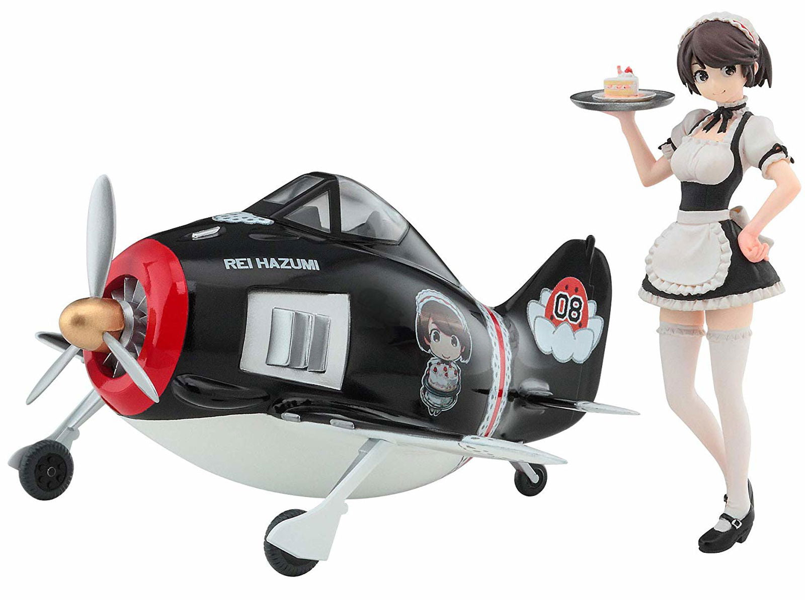 Hasegawa Egg Girls Collection No.08 `Rei Hazumi` w/Egg Plane Fw190A - BanzaiHobby