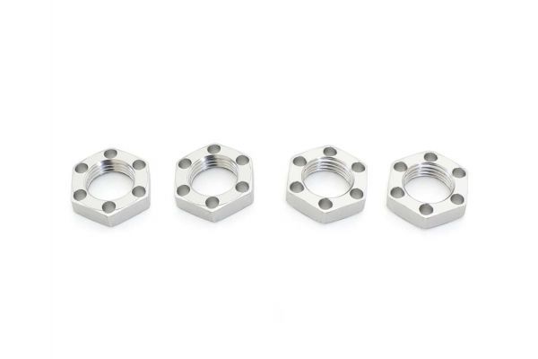 Kyosho EF244S LW Wheel Nut(Silver/4pcs/FANTOM EP) - BanzaiHobby