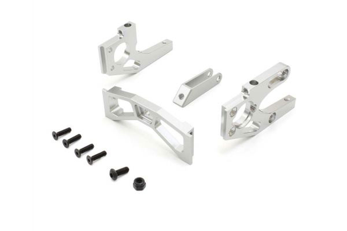 Kyosho EF233S Rear Axle Mount(Silver/FANTOM Ext) - BanzaiHobby