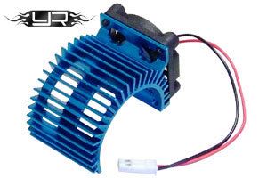 Kawada YR-030B 540 MOTOR HEAT SINK W/FAN (BLUE) - BanzaiHobby