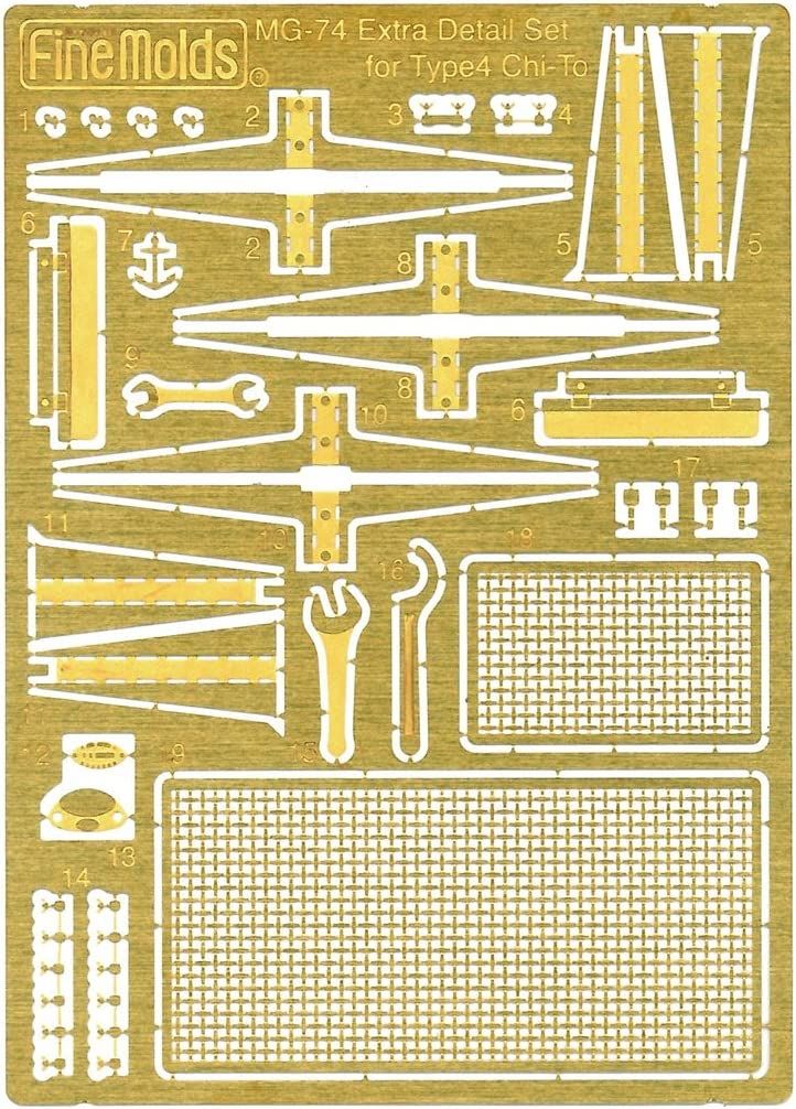 Fine Molds Etching Parts for Type 4 Chi-To - BanzaiHobby