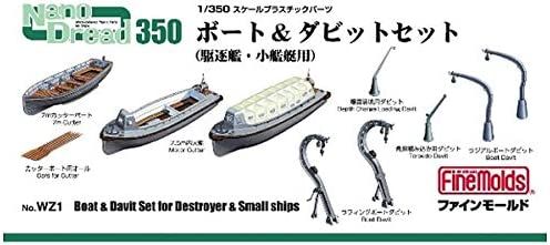 Fine Molds For Midget battleship Boat & Davits Set - BanzaiHobby