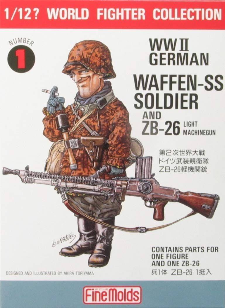 Fine Molds WW.II German Waffen-SS Soldier - BanzaiHobby