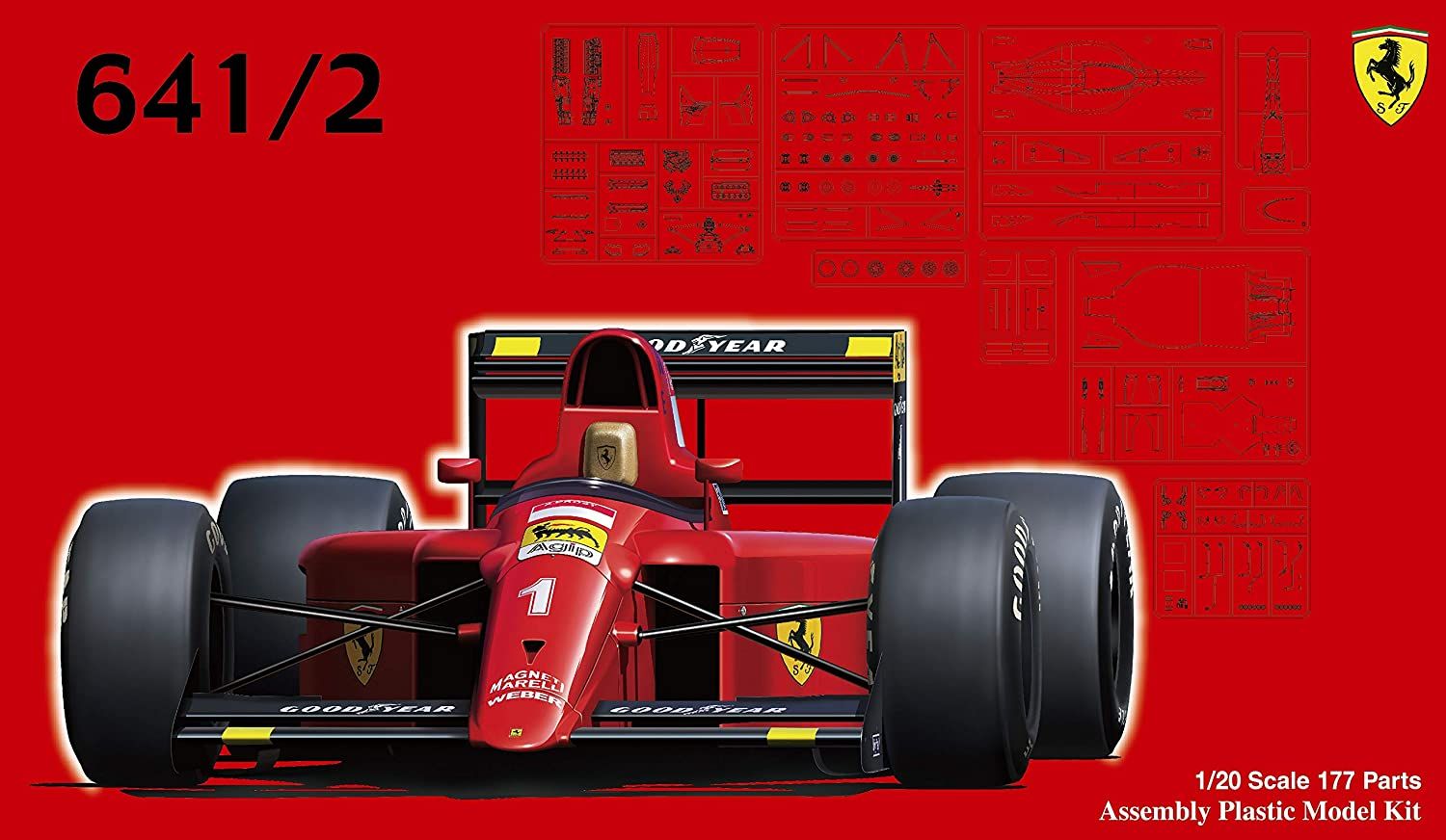 Fujimi Ferrari 641/2 (Mexico GP/France GP) - BanzaiHobby