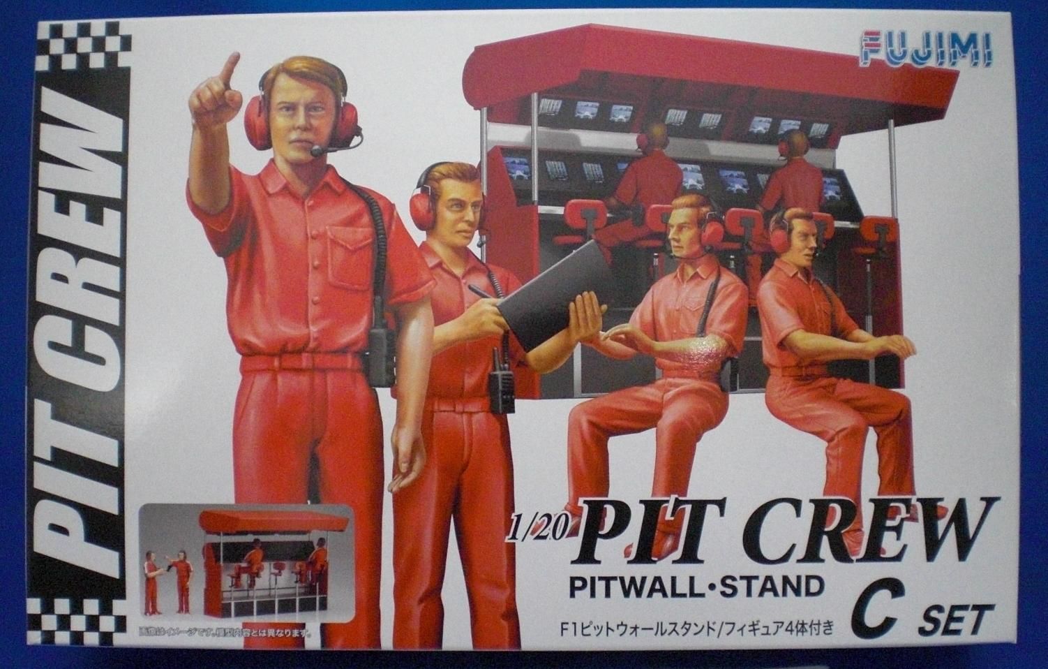 Fujimi 113326 F1 Pitwall Stand - BanzaiHobby