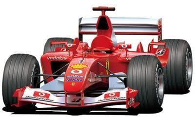 Fujimi Ferrari F2003-GA (Japan, Italy, Monaco, Spainl GP) - BanzaiHobby