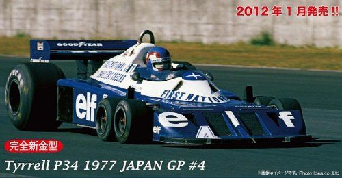 Fujimi GP35 Tyrell P34 1977 Japan GP #4 Patrick Depailler Long Wheel Ve - BanzaiHobby