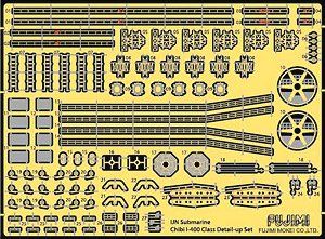 Fujimi Genuine Photo-Etched Parts & Wood Deck Seal for Chibimaru Ship I - BanzaiHobby