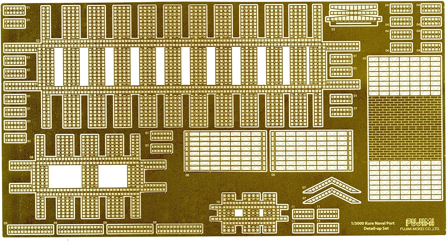 Fujimi Genuine Photo-Etched Parts for Kure Gantry Crane - BanzaiHobby