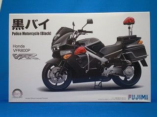 Fujimi Honda VFR800P Police Motorcycle (Black) - BanzaiHobby