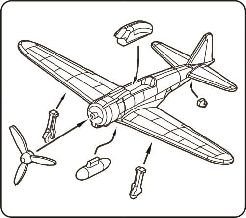 Fujimi IJN Carrier-Based Aircrft Set 1 (Early) - BanzaiHobby