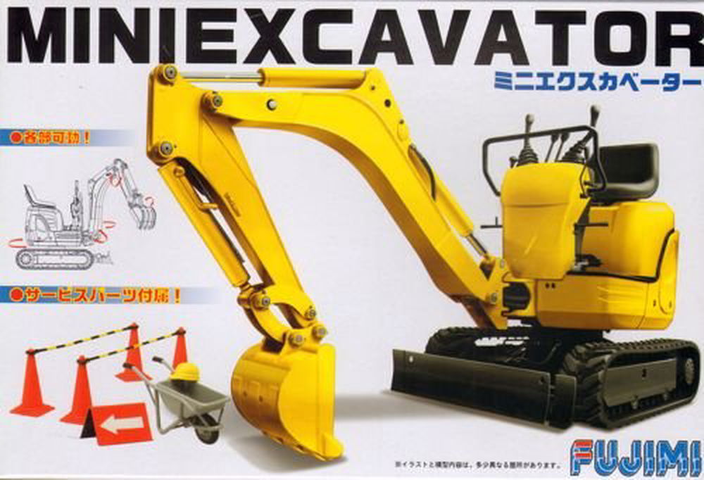 Fujimi Mini Excavator - BanzaiHobby