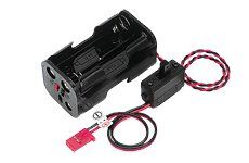 Futaba BA0654 Battery Holder with Switch SSW-BSSA - BanzaiHobby