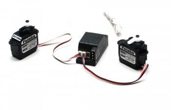 Futaba RS-124F Ultra mini Rx & 2 S3108 Servos - BanzaiHobby