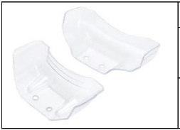 G-FORCE GOP128 Off-Road Front wing (A & B) - BanzaiHobby